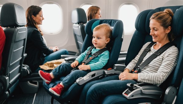 Utiliser un siège auto dans un avion : ce que vous devez savoir